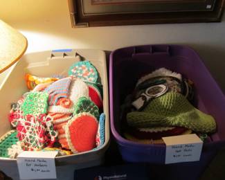 We have lots of handmade goods all around the house.