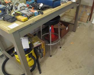 The tools!!! Heck yeah!  We have tons of power tools, yard tools, hand tools, antique tools, workbenches, ladders, toolboxes, storage bins, & more. Black & Decker, Skil, Ryobi, Craftsman, & more!