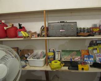 The tools!!! Heck yeah!  We have tons of power tools, yard tools, hand tools, antique tools, workbenches, ladders, toolboxes, storage bins, & more. Black & Decker, Skil, Ryobi, Craftsman, & more!