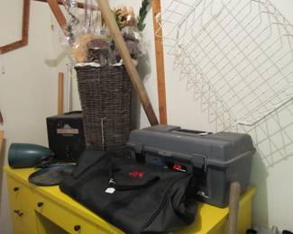 The tools!!! Heck yeah!  We have tons of power tools, yard tools, hand tools, antique tools, workbenches, ladders, toolboxes, storage bins, & more. Black & Decker, Skil, Ryobi, Craftsman, & more!