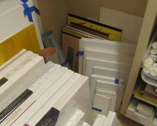 HUGE FINE SELECTION of artist painting supplies as well as crafters supplies!
-	HUGE selection of stretched canvases & canvas boards in various sizes
-	HUGE selection of artist brushes varying in quality, size, use, & style
-	Large selection of paints – Acrylic & Oil based paints
-	We also have a big selection of craft paints as well!
-	An amazing pick of FABER CASTELL color pencils, & vintage Rembrandt pastels
-	Also, other picks of other color pencils, artist paper pads, color paper, chalk
-	 Wooden cases, art easels, plastic bins, oil pastels, 
-	We have everything an artist will need!
