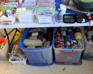 Acrylic & cotton yarn