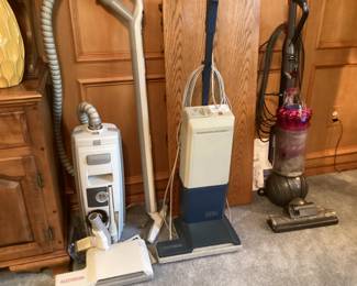 Three vacuum cleaners!
