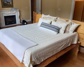 Live Edge king size bed 