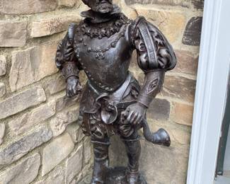 Renaissance man full size bronze