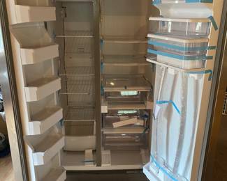Brand new 36” stainless steel refrigerator 