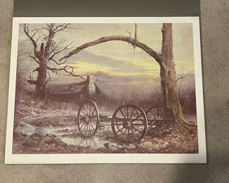 Unframed/Signed Ben Hampton Spring Place