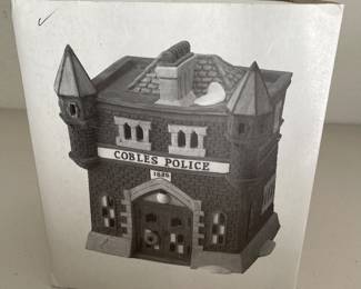 Dept 56 Dickens Village Cobles Police Station Heritage Village Collection RETIRED