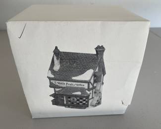 Dept 56 Dickens Village T. Wells Fruit and Spice Shop Heritage Village Collection 