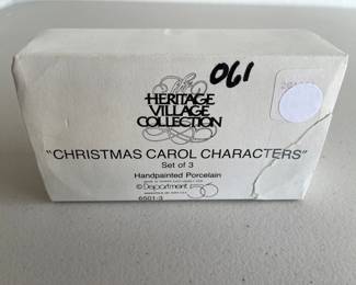 Dept 56 Heritage Village Collection Christmas Carol Characters 
