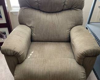 Green Cloth Recliner