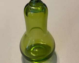 Vintage Viking Rainbow Glass Pear