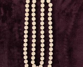 Vintage Faux Pearl Necklaces