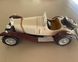 Vintage Burago 1928 Mercedes Benz SSK 1:18 Scale Diecast