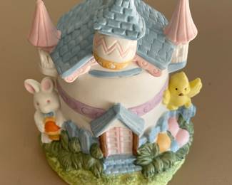 Vintage Easter Church Music Box