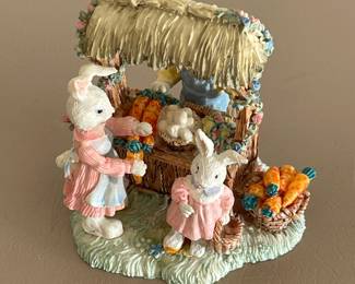 Vintage Midwest Bunny Vegetable Stand