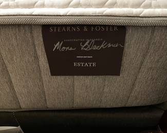 Stearns & Foster Moma Blackmun Estate King Mattress and Box Springs