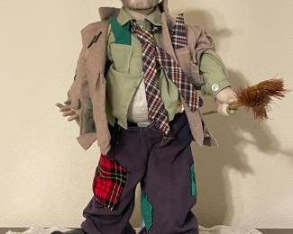 Vintage Porcelain Clyde the Hobo Doll