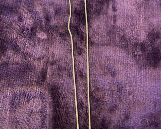 Vintage Napier Goldtone Necklace w/ Red Faceted Stone Pendant