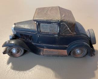 Vintage Weathered Resin Antique Car