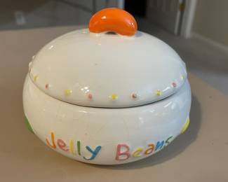 Vintage Cracker Barrel Jelly Bean Jar