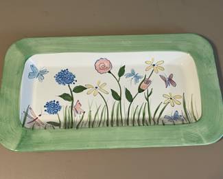 Vintage JCPenney Home Collection Porcelain Tray/Platter