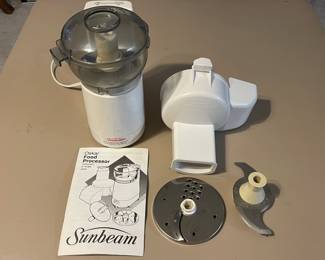 Vintage Sunbeam Oskar Food Processor