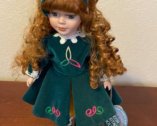 Vintage Allcraft Irish Heritage Porcelain Doll