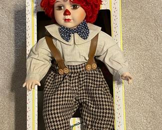 Vintage Seymour Mann Raggedy Andy Porcelain Doll