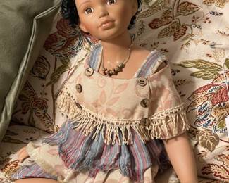 Vintage Duck House Limited Edition Porcelain Doll