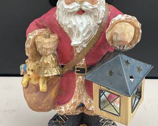Vintage Resin Santa