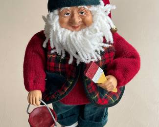 Vintage Resin Santa