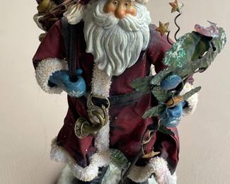 Vintage Resin Santa