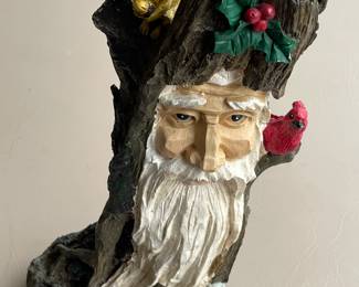 Vintage Christmas Resin Figurine