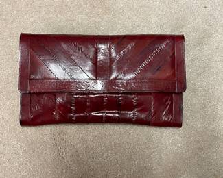 Vintage Eel Skin Clutch