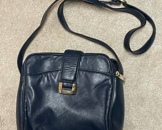 Worthington Blue Leather Handbag