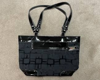 Nine West Black Patent Leather Handbag