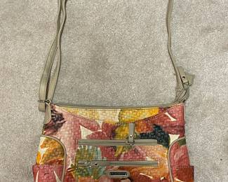 St John’s Bay Woven Leather Handbag