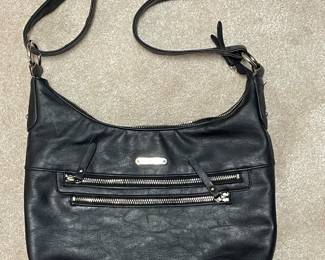 Kim Rogers Black Leather Handbag