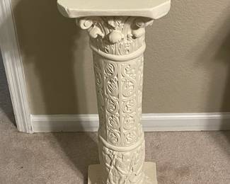 Vintage Ceramic Column Planter Stand