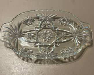 Vintage Anchor Hocking Divided Relish Dish