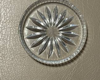 Vintage Waterford Crystal Glass Coaster X 6
