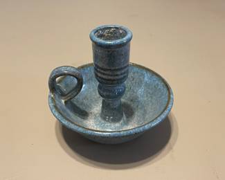 Vintage Turner Stoneware Candlestick Holder