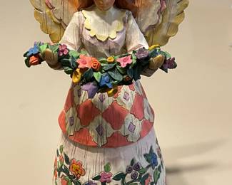 Vintage Jim Shore Heartwood Creek Angel of Gratefulness Resin Figurine