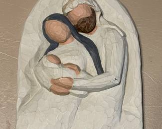 Vintage Willow Tree The Holy Family A Child Is Born