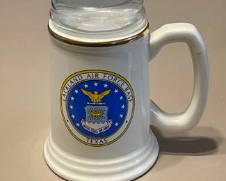 Vintage USAF Lackland Air Force Base Ceramic Stein 