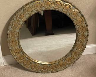 Vintage Bombay Co Round Wall Mirror