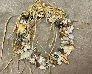 Vintage Seashell Wreath