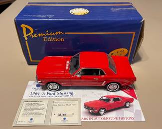 Vintage Welly Premium Edition 64 1/2 Ford Mustang 1:24 Scale Diecast