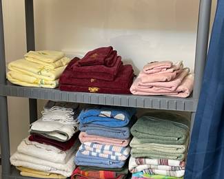 Many Towels, Hand Towels and Washcloths